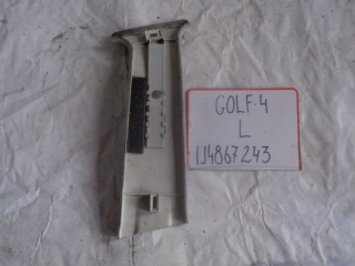 Накладка на стойку, VOLKSWAGEN, GOLF 4, 1J1, 1999, L, верх, 1J4867243