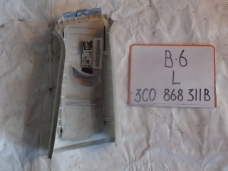 Накладка на стойку, VOLKSWAGEN, PASSAT B6, 3C2, CDA BZB, 2008, L, верх, 3C0868311