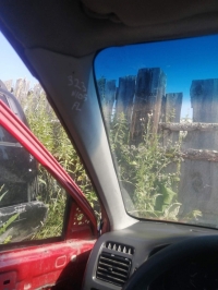 Накладка на стойку, MAZDA, 323, BA, Z5, 1998, F, L, верх