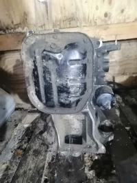 Поддон масляный двигателя, TOYOTA, COROLLA, NZE121, 1NZ-FE, 2001, Верхнее