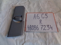 Накладка на стойку, AUDI, A6, C5, ALF, 1998, R, верх, 4B0867244