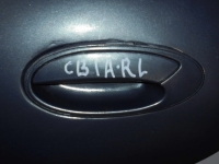 Ручка двери внешняя, MITSUBISHI, MIRAGE, CB1A, 4G13, 1993, R, L