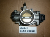 Дроссельная заслонка, HYUNDAI, ACCENT II, LC, G4EC, 2005, 35100 26600