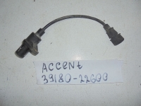 Датчик положения коленвала, HYUNDAI, ACCENT II, LC, G4EC, 2005, 39180-22600