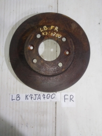 Диск тормозной, RENAULT, SYMBOL, LB, K7JA700, 2008, F, R