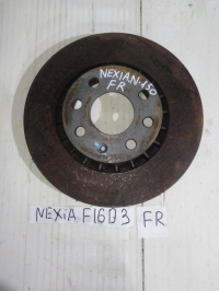 Диск тормозной, DAEWOO, NEXIA GL, N150, F16D3, 2012, F, R