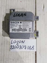Блок управления airbag, RENAULT, LOGAN, LS12, K7MF711, 2005, 8200307188