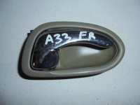 Ручка двери внутренняя, NISSAN, CEFIRO, A33, VQ20DE, 2001, F, R