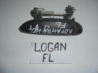 Ручка двери внешняя, RENAULT, LOGAN, LS0H, K7MF710, 2009, F, L