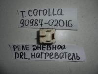 Реле, TOYOTA, COROLLA RUNX, ZZE122, 1ZZ-FE, 2003, 90987-02016