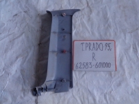 Накладка на стойку, TOYOTA, LAND CRUISER PRADO, RZJ95, 3RZ-FE, 1999, R, R, верх, 62583-60100